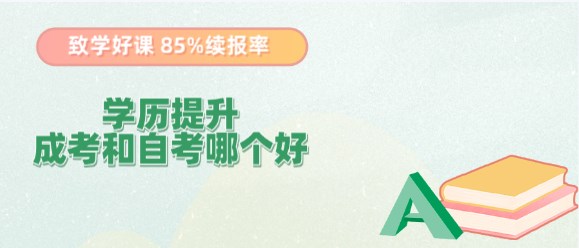 学历提升成考和自考哪个好