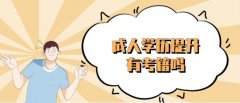 成人学历提升有考籍吗